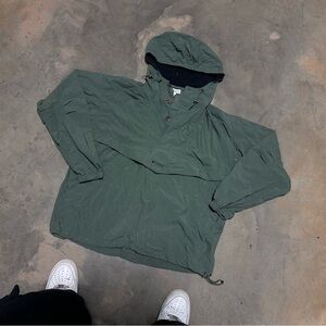 Vintage Columbia Men's Olive Windbreaker Jacket